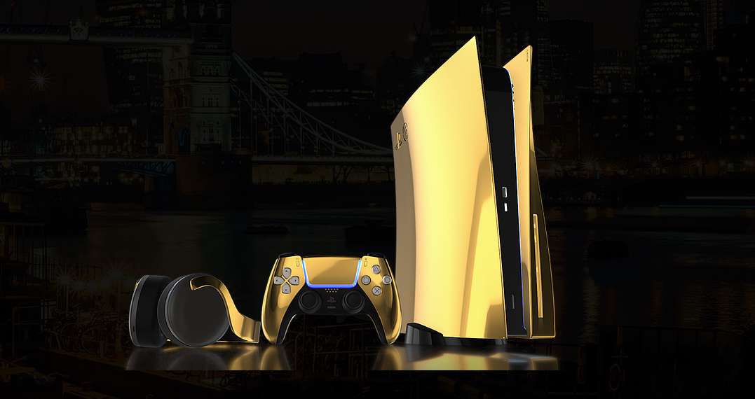 PS5: If White Is Not Your Style, One UK Company Is Selling A 24-Carat Gold-Plated Model